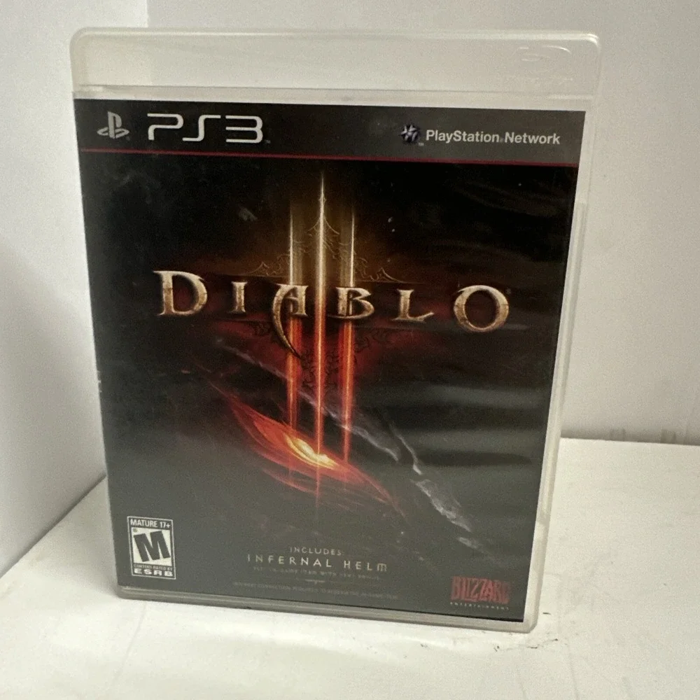 Diablo III 3 PS 3 PS3 Blizzard Entertainment RPG Infernal Helm Bonus